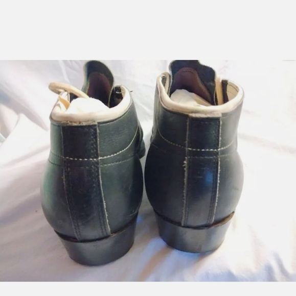 Vintage Falk 3-Pin Cross Country Ski Leather Boots Shoes Size 33 Norway Nordic - Picture 6 of 8